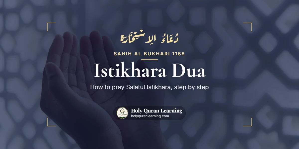 Istikhara dua, hands raised in prayer, how to pray Salatul Istikhara step by step